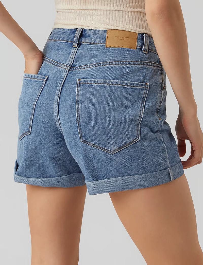 Pantaloni scurți de blugi VERO MODA, albastru