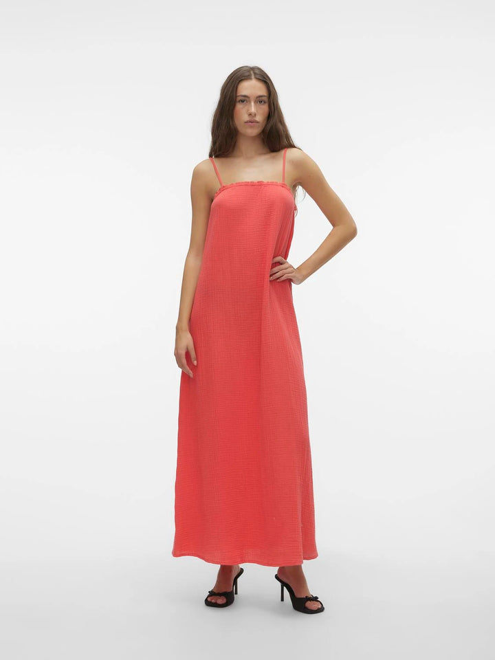 Rochie maxi Vero Moda, roșu