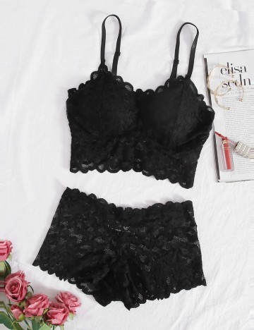 Set Lenjerie intimă Shein, negru