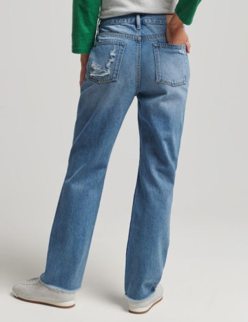 Jeans Superdry, alb