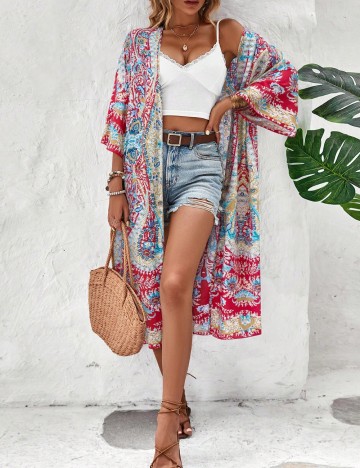 Kimono Shein, mix culori