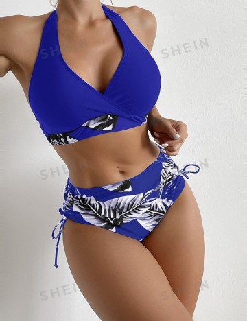 Costum de baie Shein, mix culori