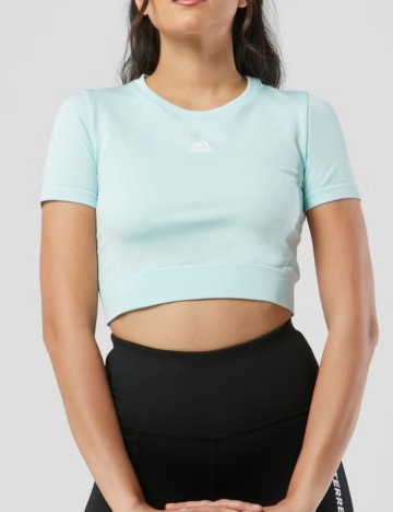 Top Adidas, verde menta