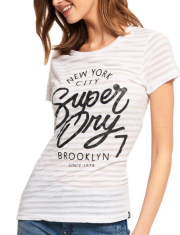 Tricou Superdry, alb