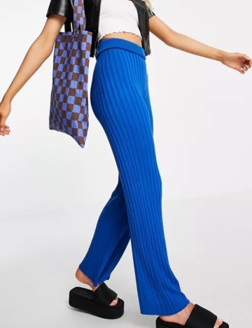 Pantaloni Topshop, albastru