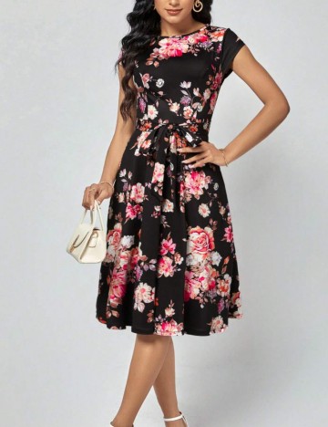 Rochie midi Emery Rose by Shein, mix culori