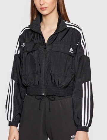 Jachetă Adidas, negru