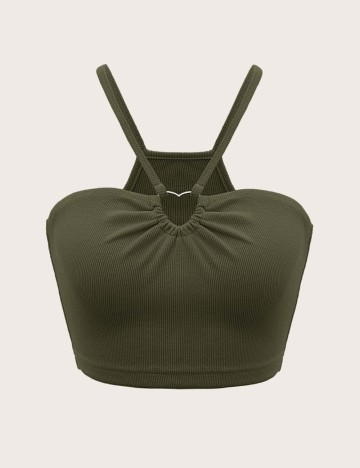 Top Shein Curve+, verde