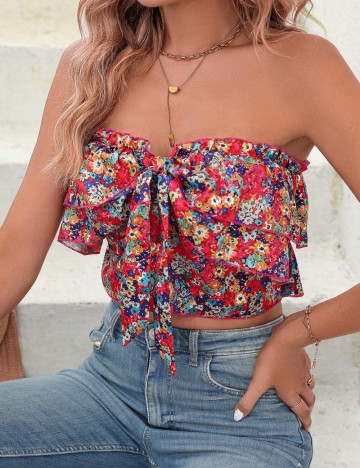 Top Shein, mix culori