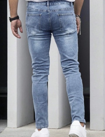 Jeans Shein, albastru