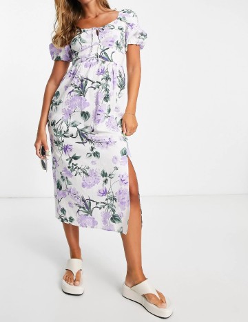 Rochie midi River Island, mix culori