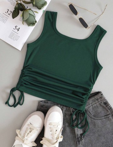 Top Shein, verde