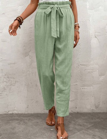Pantaloni SHEIN SXY, verde