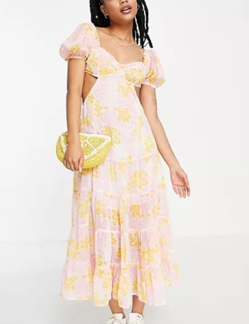 Rochie maxi Miss Selfridge, mix culori