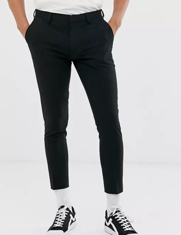 Pantaloni Casual ASOS, negru