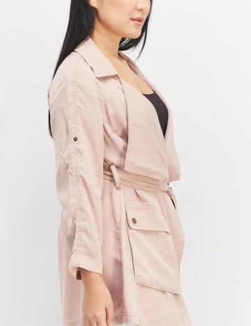 Trench scurt Vero Moda, roz