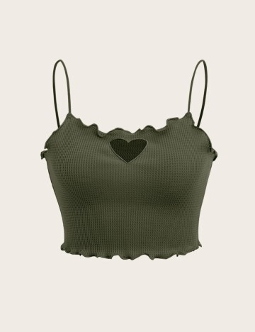 Top Shein, verde