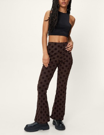 Pantaloni NASTY GAL, maro