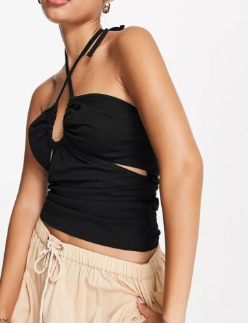 Top ASOS, negru