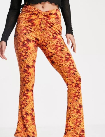 Pantaloni Topshop, portocaliu