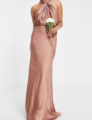 Rochie de ocazie ASOS, maro