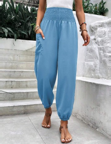 Pantaloni Shein, albastru