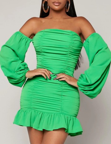 Rochie mini Shein, verde