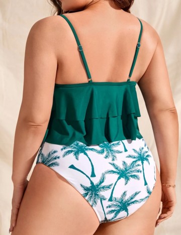 Costum de baie Shein Curve+, mix culori