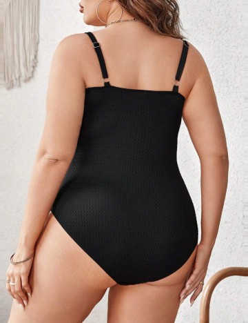 Costum de baie întreg Shein Curve+, negru