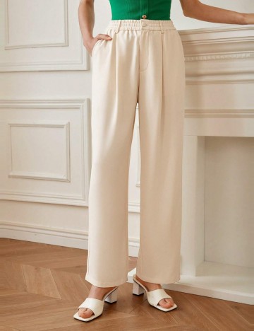 Pantaloni Shein, crem