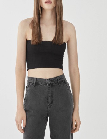 Top Pull&Bear, negru