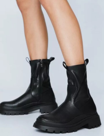 Ghete NASTY GAL, negru