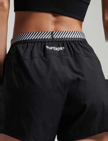 Pantaloni scurți Superdry, negru