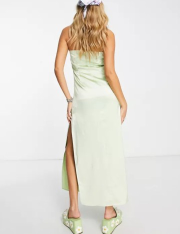 Rochie maxi Collusion, verde deschis