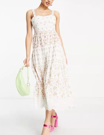 Rochie midi Miss Selfridge, mix culori