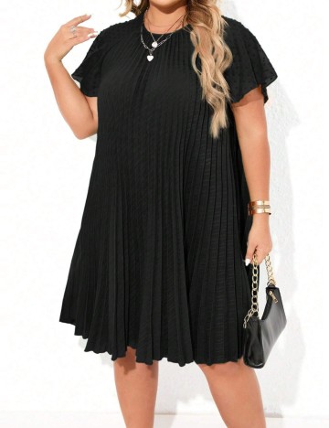 Rochie mini Shein Curve+, negru