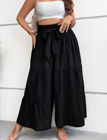 Pantaloni Shein Curve+, negru