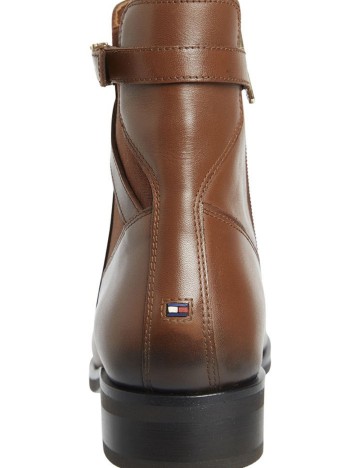 Botine Tommy Hilfiger, maro