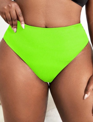 Slip Shein Curve+, verde neon