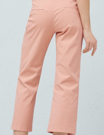 Pantaloni evazați Mango, piersica