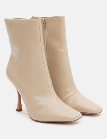 Botine RESERVED, crem