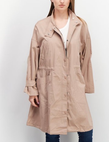 Trench scurt Vero Moda, roz