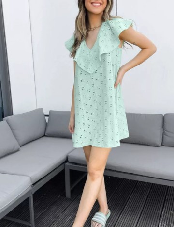 Rochie mini ASOS, verde menta