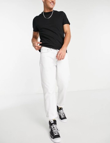 Jeans Topman, alb