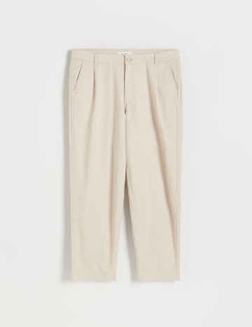 Pantaloni RESERVED, crem