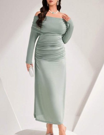 Rochie midi Shein, verde