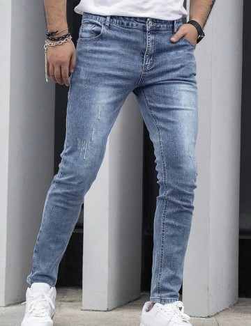 Jeans Shein, albastru