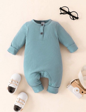 Body baby Shein, albastru