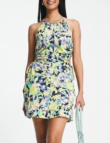 Rochie mini Topshop, mix culori