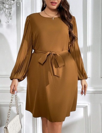 Rochie mini Shein Curve+, maro